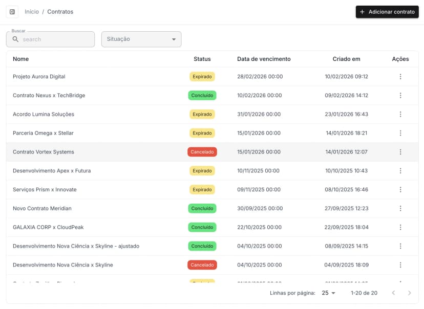 Contracts & Signatures